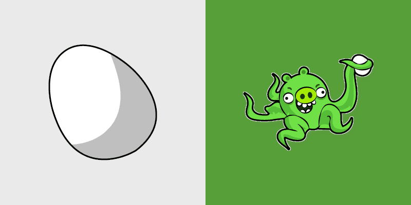 Angry Birds Custom Cursor - Octopus Pig preview for Chrome, Edge and Windows
