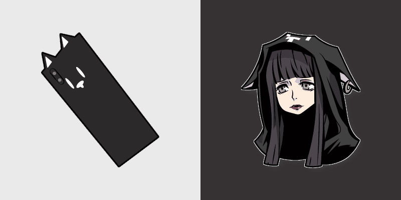 TWEwY Shoka Sakurane custom cursor pack preview for Chrome, Edge and Windows