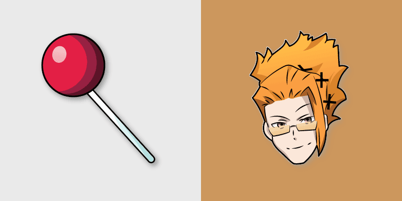Koki Kariya and Red Lollipop custom cursor pack preview for Chrome, Edge and Windows