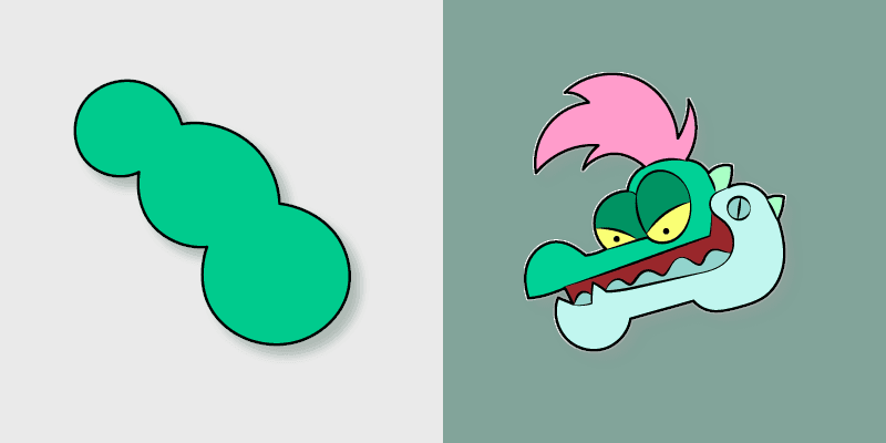 Custom Cursor: K.O.! Heroes' Big Alligator preview for Chrome, Edge and Windows