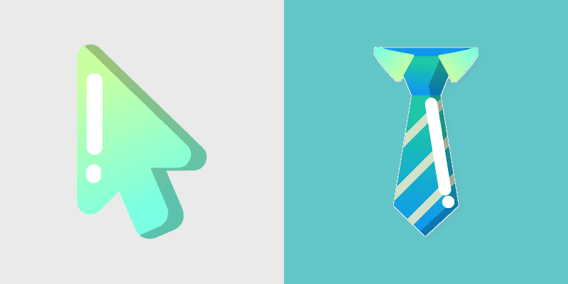 Modern Teal custom cursor pack preview for Chrome, Edge and Windows