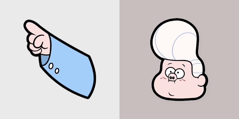 Li'l Gideon custom cursor pack preview for Chrome, Edge and Windows