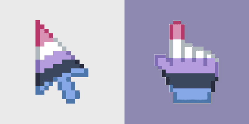 Gender Spectrum custom cursor pack preview for Chrome, Edge and Windows