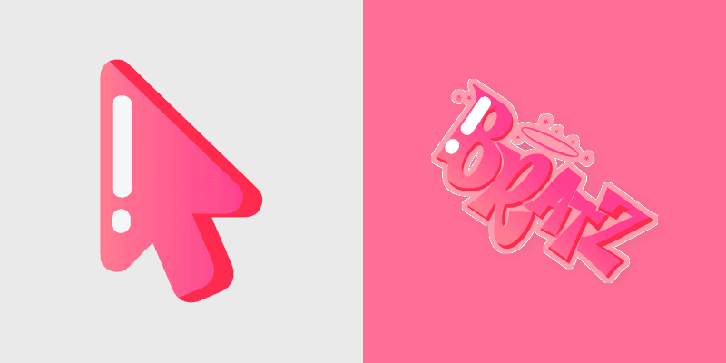 Minimal Gradient custom cursor pack preview for Chrome, Edge and Windows