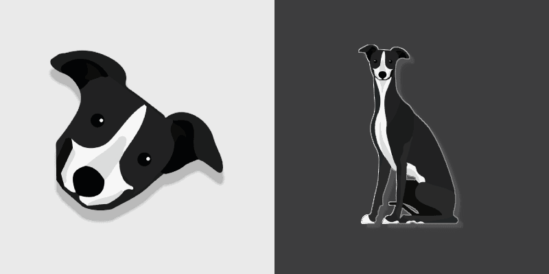 Borzoi Dog custom cursor pack preview for Chrome, Edge and Windows