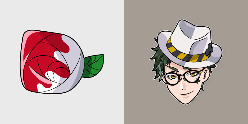 Trey Clover from Twisted Wonderland custom cursor pack preview for Chrome, Edge and Windows