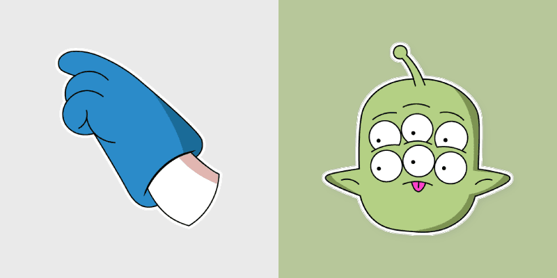 Galactic Space Crew custom cursor pack preview for Chrome, Edge and Windows