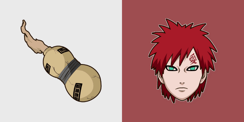 Gaara Kazekage custom cursor pack preview for Chrome, Edge and Windows