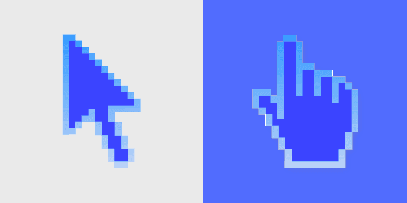 Azure Serenity custom cursor pack preview for Chrome, Edge and Windows