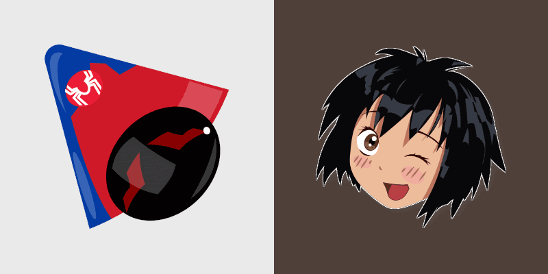 Peni Parker custom cursor pack preview for Chrome, Edge and Windows
