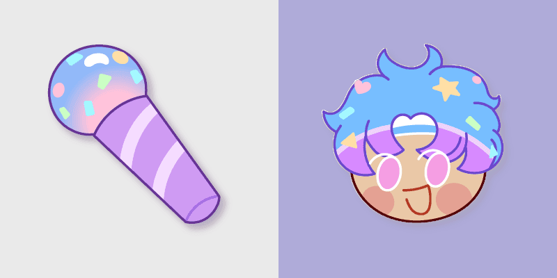 Cute Cursor - Popping Candy Cookie custom cursor pack preview for Chrome, Edge and Windows