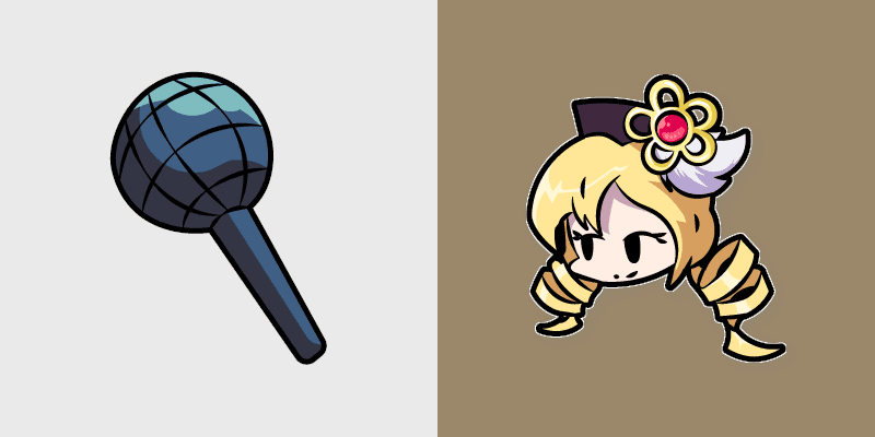 Mami Tomoe custom cursor pack preview for Chrome, Edge and Windows