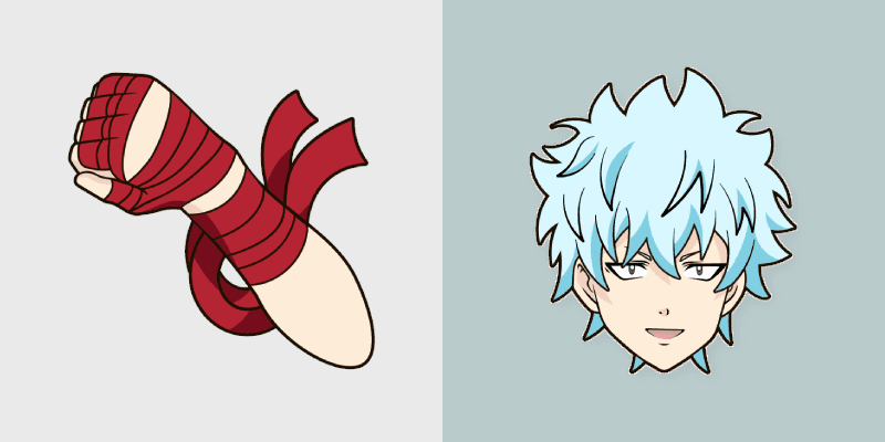 Kaidou Shun custom cursor pack preview for Chrome, Edge and Windows