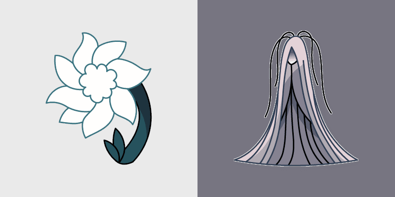 Grey Mourner custom cursor pack preview for Chrome, Edge and Windows