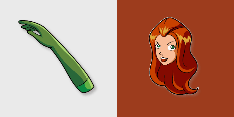 Samantha Totally Spies custom cursor pack preview for Chrome, Edge and Windows