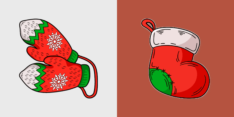 Christmas Winter A custom cursor collection preview