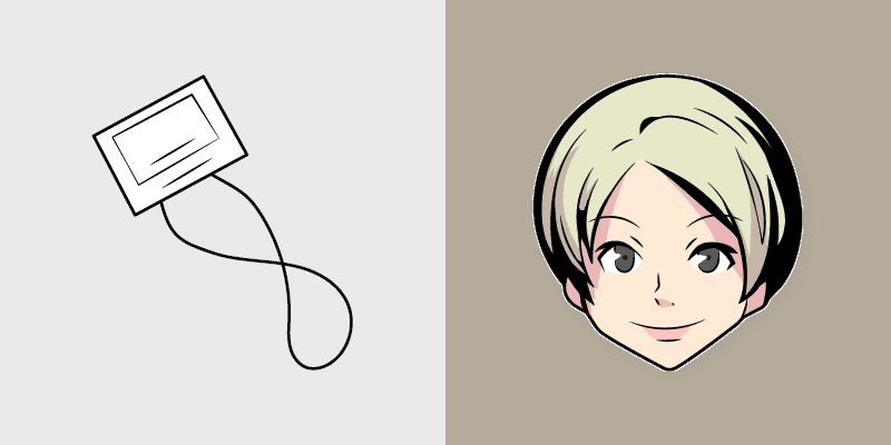 Anna Aoi from The World Ends With You custom cursor pack preview for Chrome, Edge and Windows