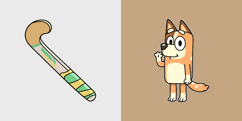 Chilli Heeler Bluey custom cursor pack preview for Chrome, Edge and Windows