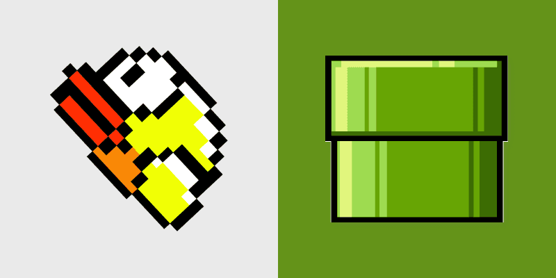 Flappy Bird Inspired custom cursor pack preview for Chrome, Edge and Windows