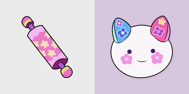 Moully Rolling Pin custom cursor pack preview for Chrome, Edge and Windows