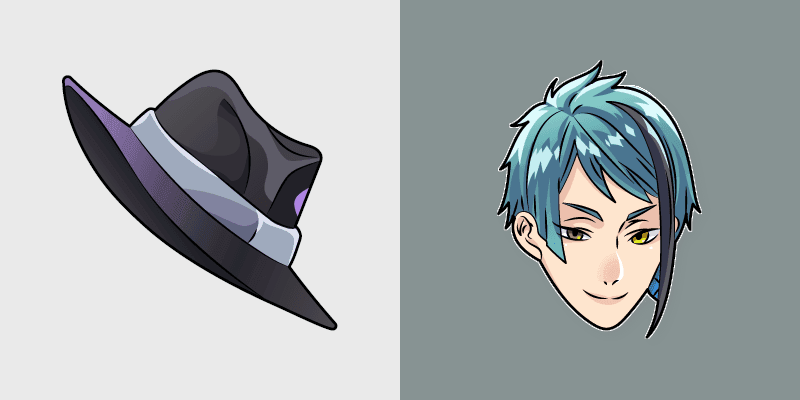 Twisted Wonderland Jade custom cursor pack preview for Chrome, Edge and Windows
