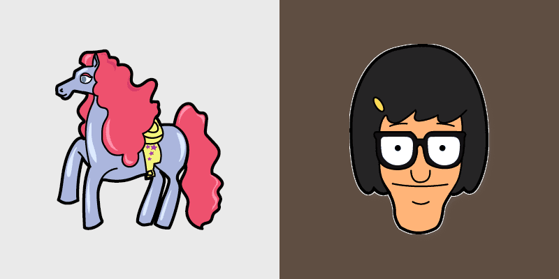 Tina & Chariot custom cursor pack preview for Chrome, Edge and Windows