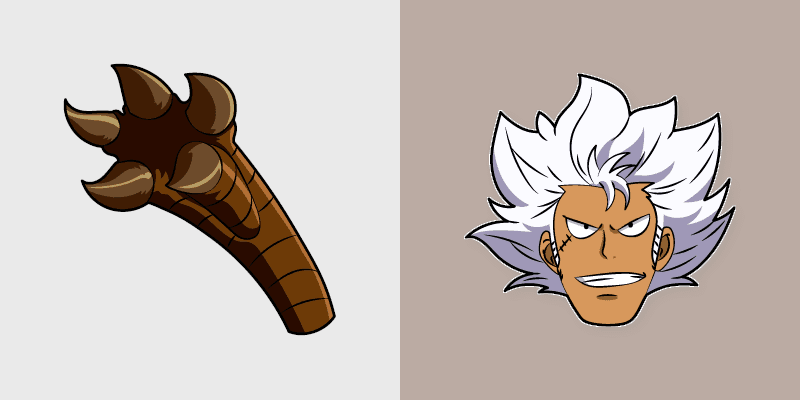 Cute Cursor Fairy Tail Elfman custom cursor pack preview for Chrome, Edge and Windows