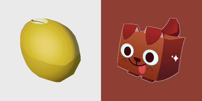 Pet Simulator Golden Egg custom cursor pack preview for Chrome, Edge and Windows
