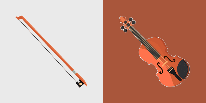 Vibrant Violin custom cursor pack preview for Chrome, Edge and Windows