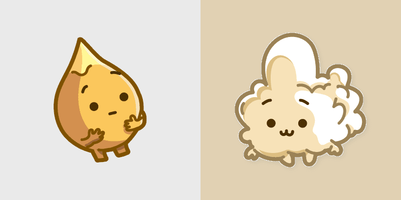 Cute Cursor Popcorn custom cursor pack preview for Chrome, Edge and Windows