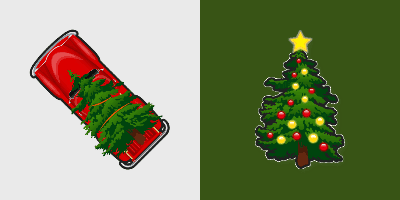 Christmas Supercar Fest custom cursor pack preview for Chrome, Edge and Windows
