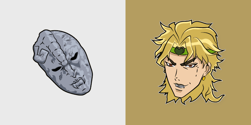 Dio Brando custom cursor pack preview for Chrome, Edge and Windows