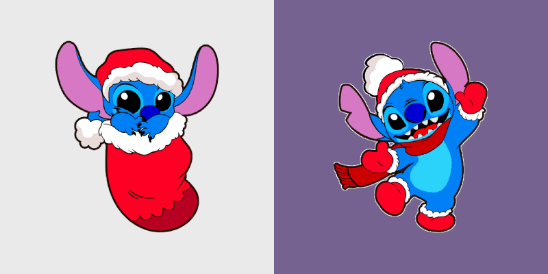 Lilo Stitch Holiday custom cursor pack preview for Chrome, Edge and Windows