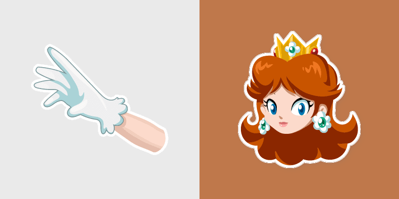 Mario Character Pop custom cursor pack preview for Chrome, Edge and Windows