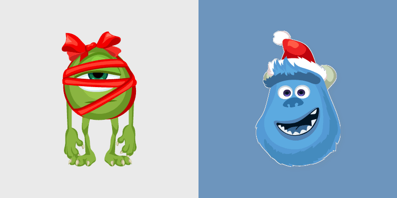 Sulley & Mike custom cursor pack preview for Chrome, Edge and Windows