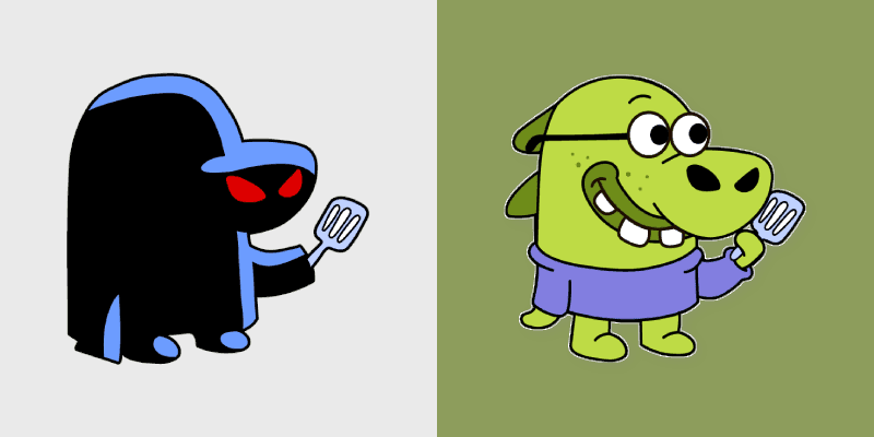 SpongeBob Modern Mix custom cursor pack preview for Chrome, Edge and Windows