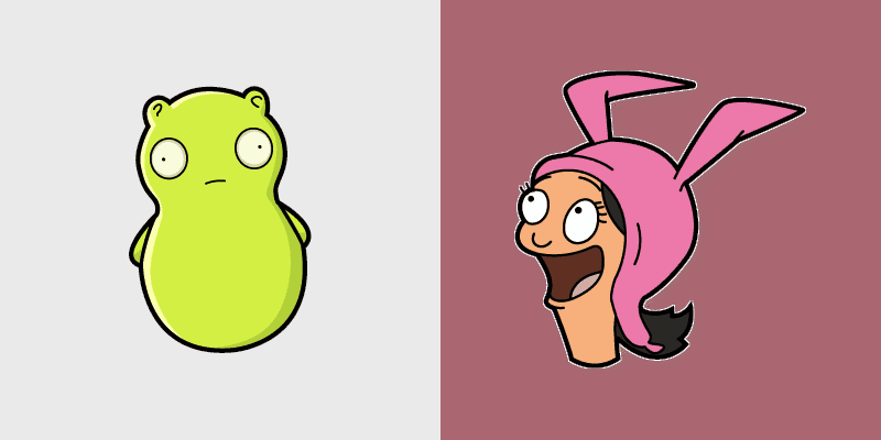 Louise & Kuchi Kopi custom cursor pack preview for Chrome, Edge and Windows