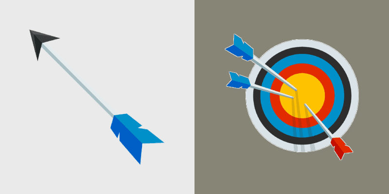 Archery custom cursor pack preview for Chrome, Edge and Windows