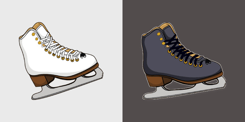 Ice Skating custom cursor pack preview for Chrome, Edge and Windows