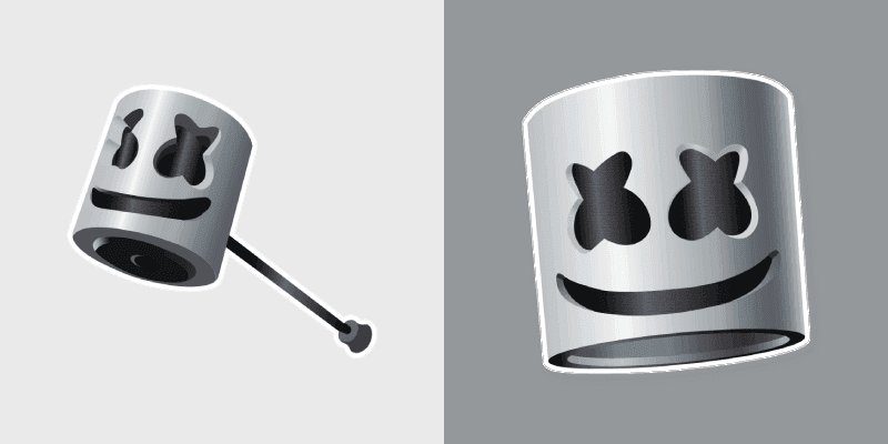 Marshmello custom cursor pack preview for Chrome, Edge and Windows