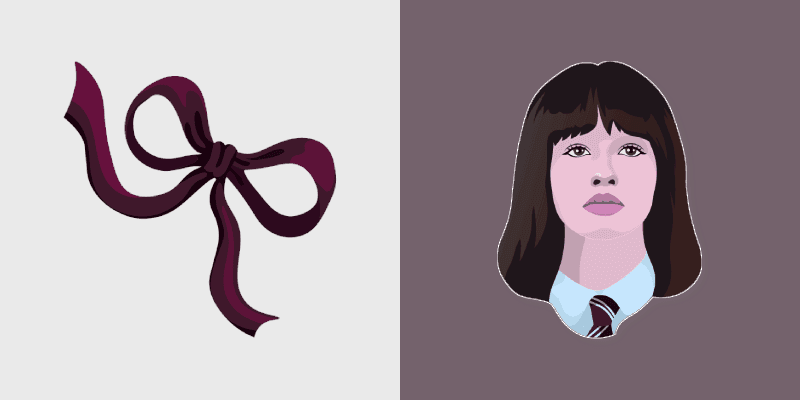 Violet Unfortunate Events custom cursor pack preview for Chrome, Edge and Windows