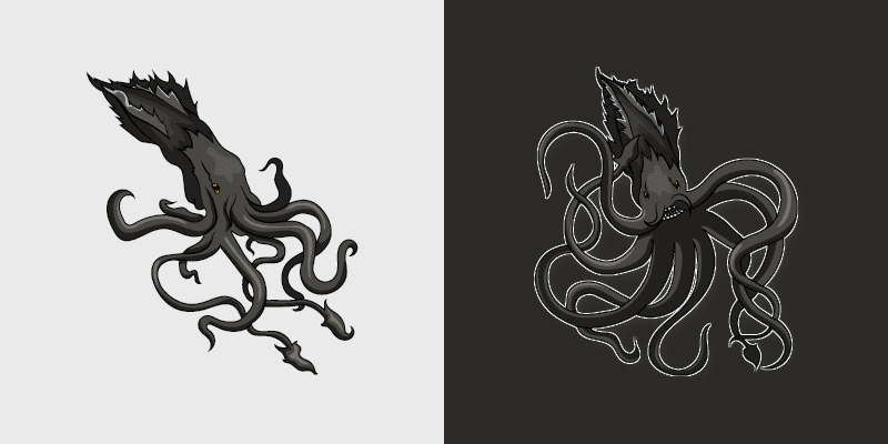 Kraken custom cursor pack preview for Chrome, Edge and Windows