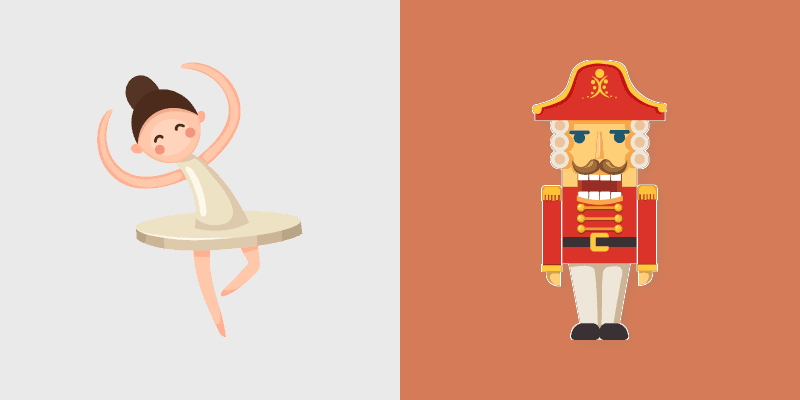 Santa Snowflake Duo custom cursor pack preview for Chrome, Edge and Windows