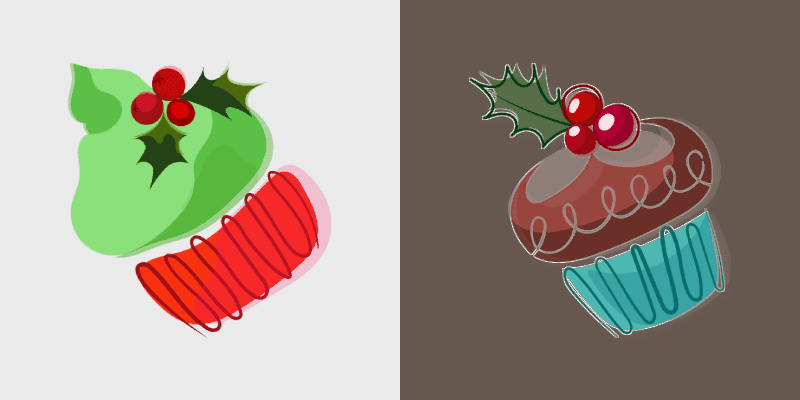 Merry Holiday Mix custom cursor pack preview for Chrome, Edge and Windows