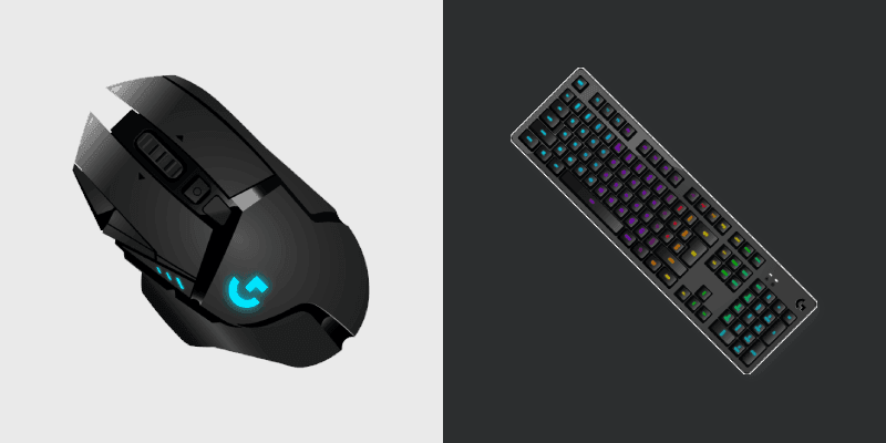 Logitech G502 G513 custom cursor pack preview for Chrome, Edge and Windows