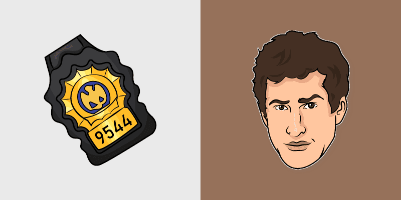 Brooklyn Nine-Nine custom cursor pack preview for Chrome, Edge and Windows
