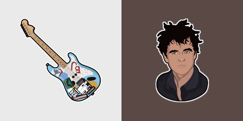 Billie Joe's custom cursor pack preview for Chrome, Edge and Windows