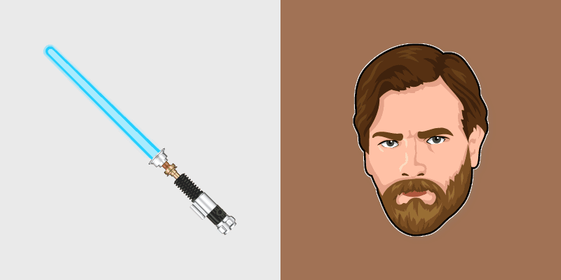 Star Wars Obi-wan Kenobi Blue custom cursor pack preview for Chrome, Edge and Windows