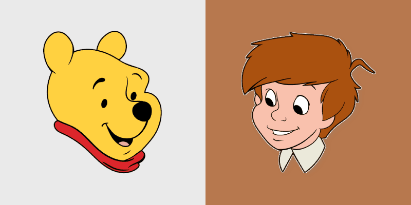 Pooh & Christopher custom cursor pack preview for Chrome, Edge and Windows