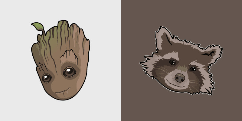 Marvel Guardians custom cursor collection preview